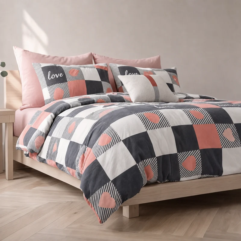 Housse de couette percale de coton 100 fils/cm²