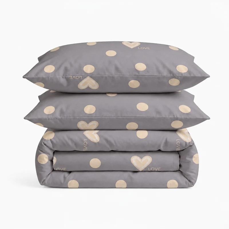 Parure percale de coton 100 fils/cm²