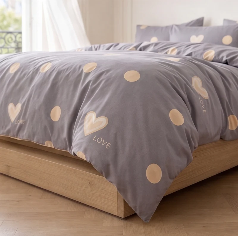 Housse de couette percale de coton 100 fils/cm²
