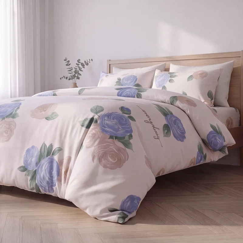 Housse de couette percale de coton 100 fils/cm²