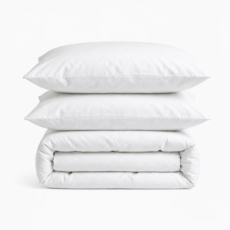 Parure percale de coton 100 fils/cm²