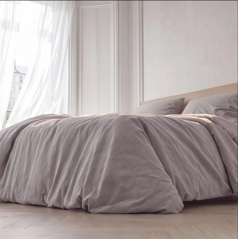 Parure percale de coton 100 fils/cm²