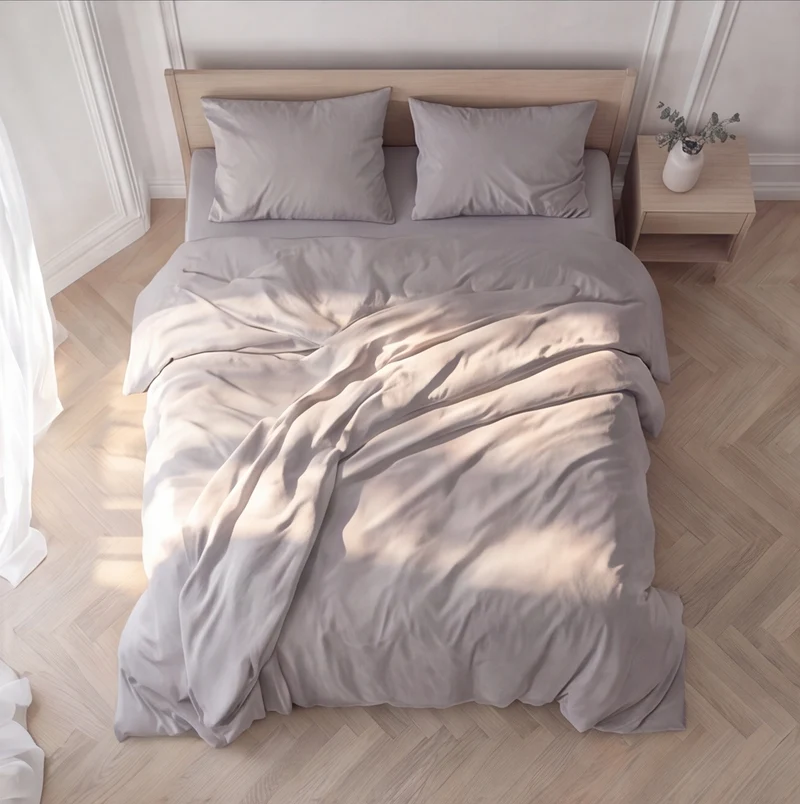 Parure percale de coton 100 fils/cm²