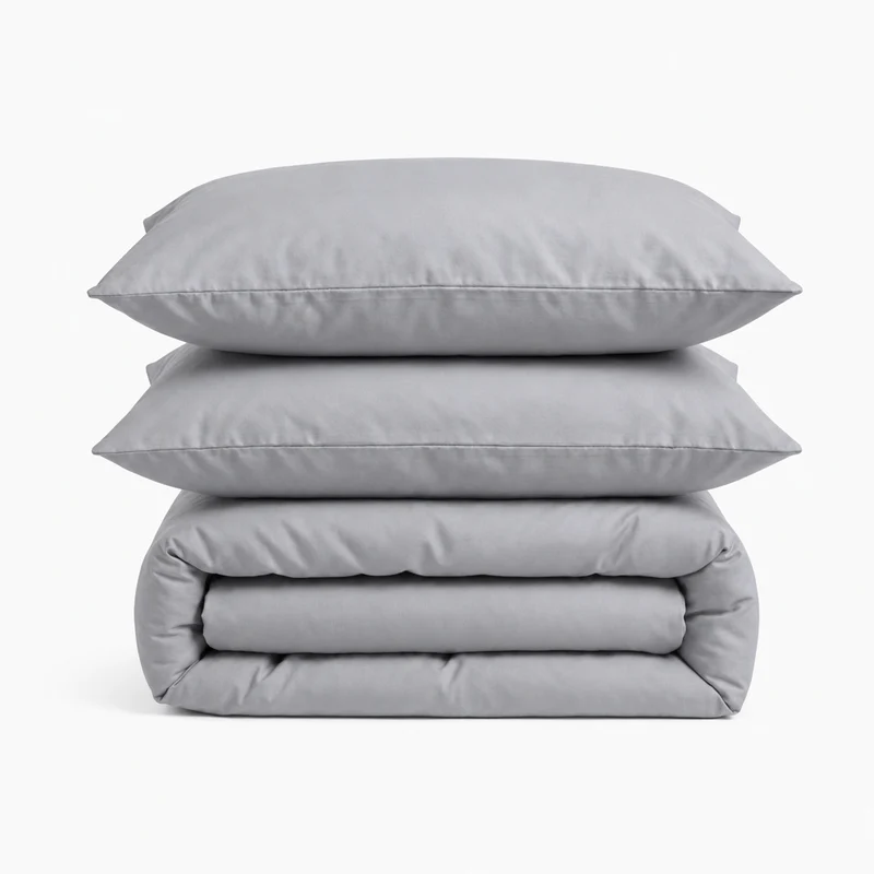 Parure percale de coton 100 fils/cm²