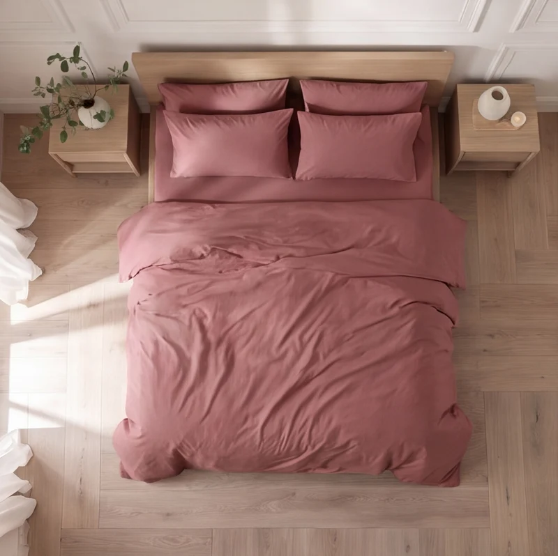 Parure percale de coton 100 fils/cm²