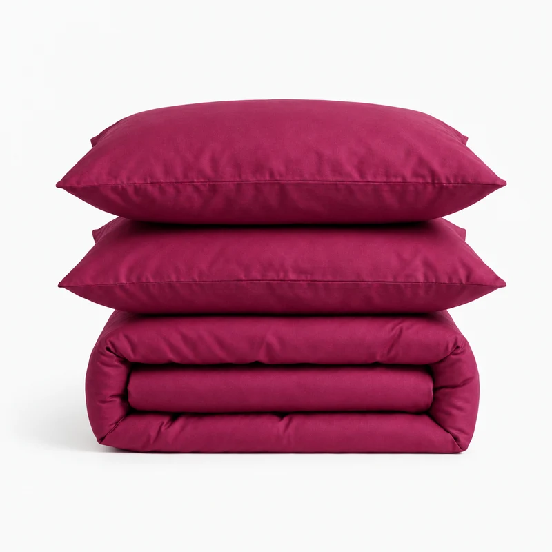 Parure percale de coton 100 fils/cm²