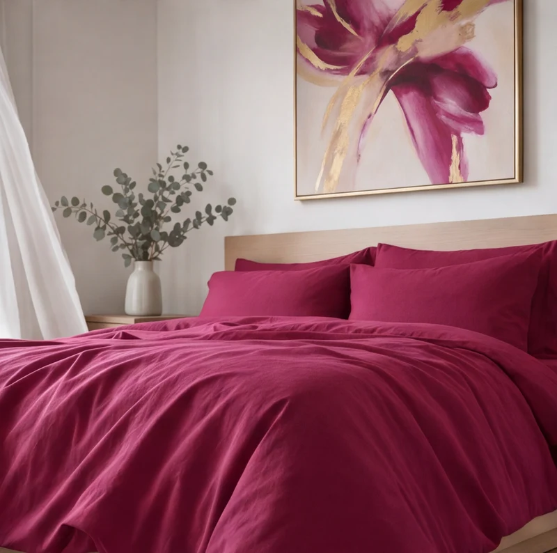 Parure percale de coton 100 fils/cm²