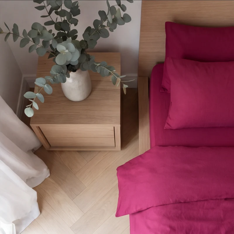 Parure percale de coton 100 fils/cm²
