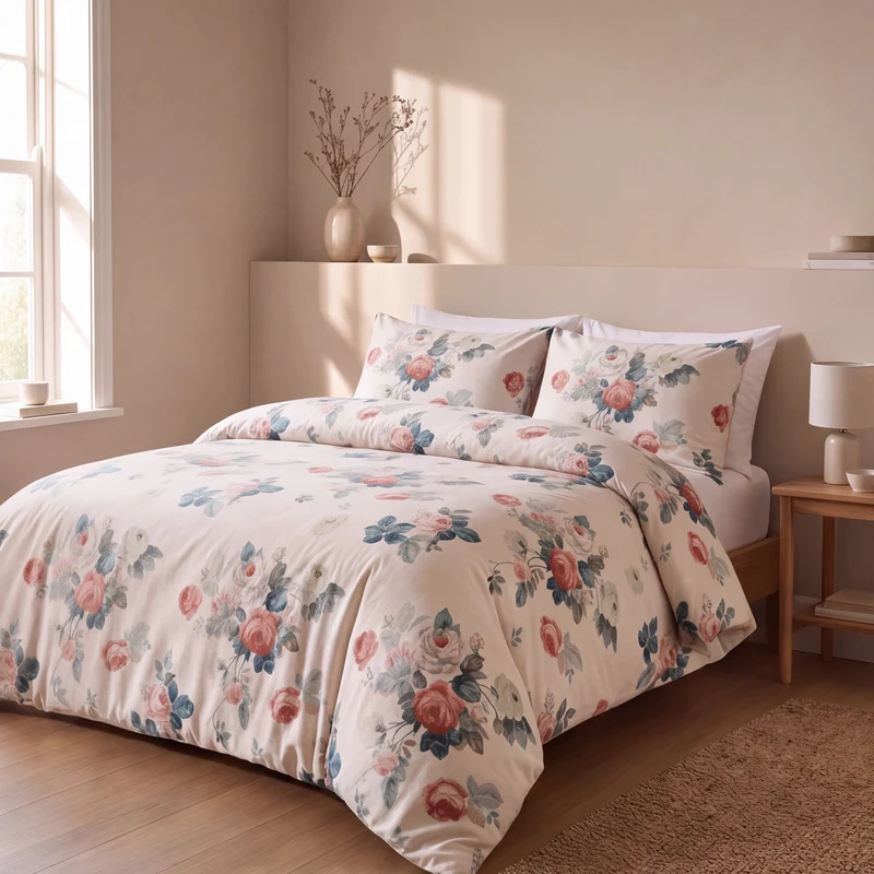Drap housse percale de coton 100 fils/cm²