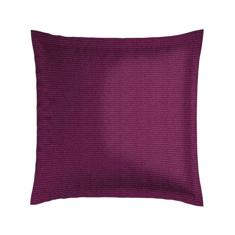 Taie d'oreiller satin de coton - Arty flowers Blanc
