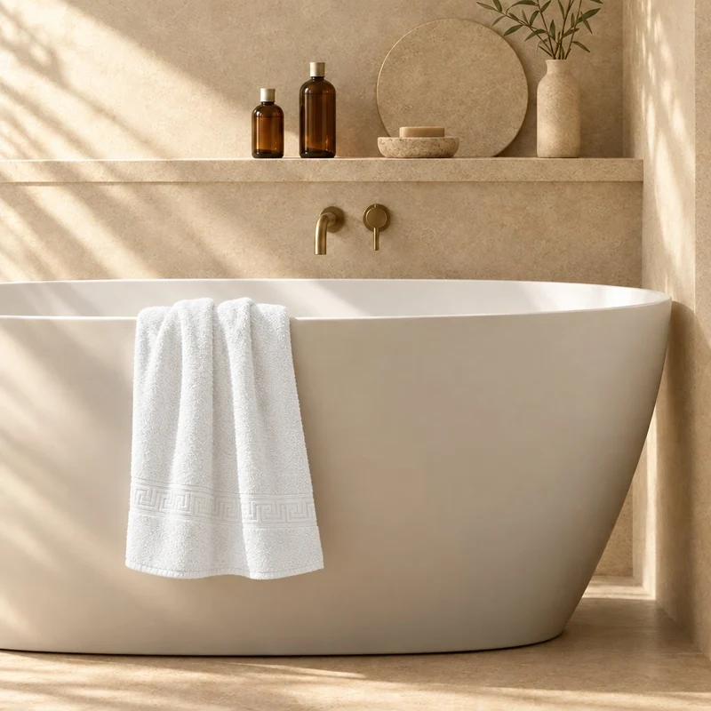 Serviette de bain 100 % Coton