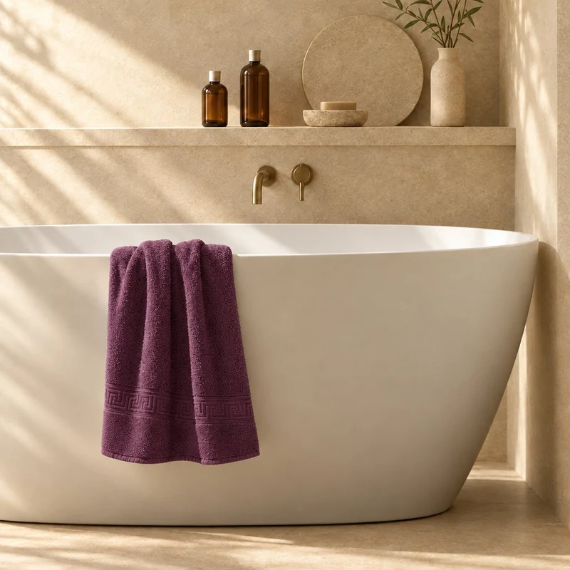 Serviette de bain 100 % Coton