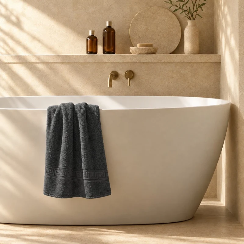 Serviette de bain 100 % Coton