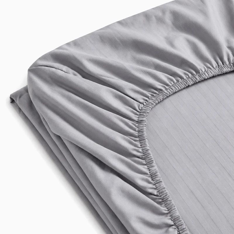 Drap-Housse satin premium - Rayures satinées