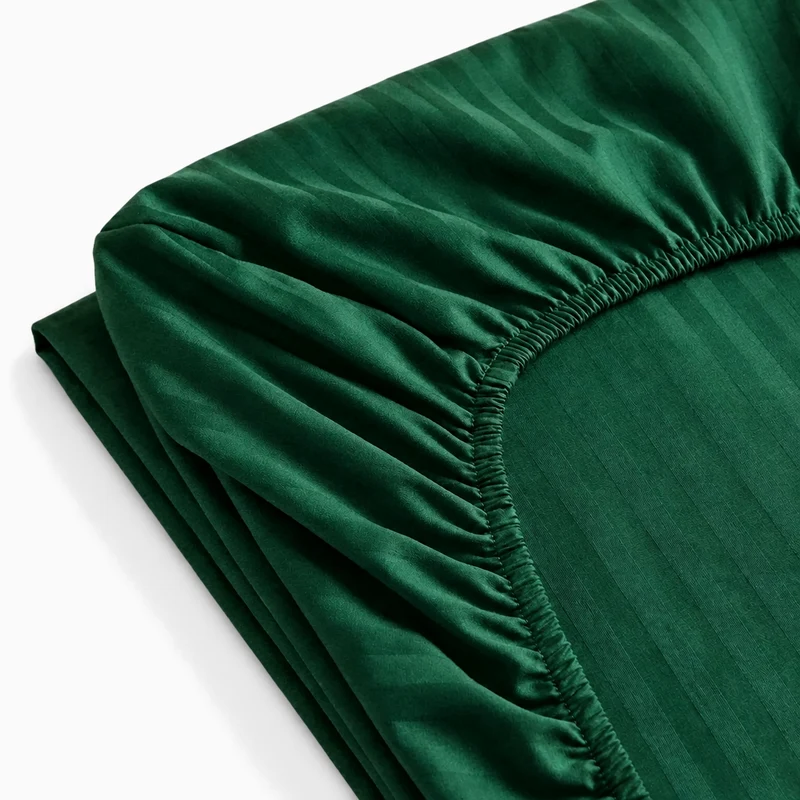 Drap-Housse satin premium - Rayures satinées