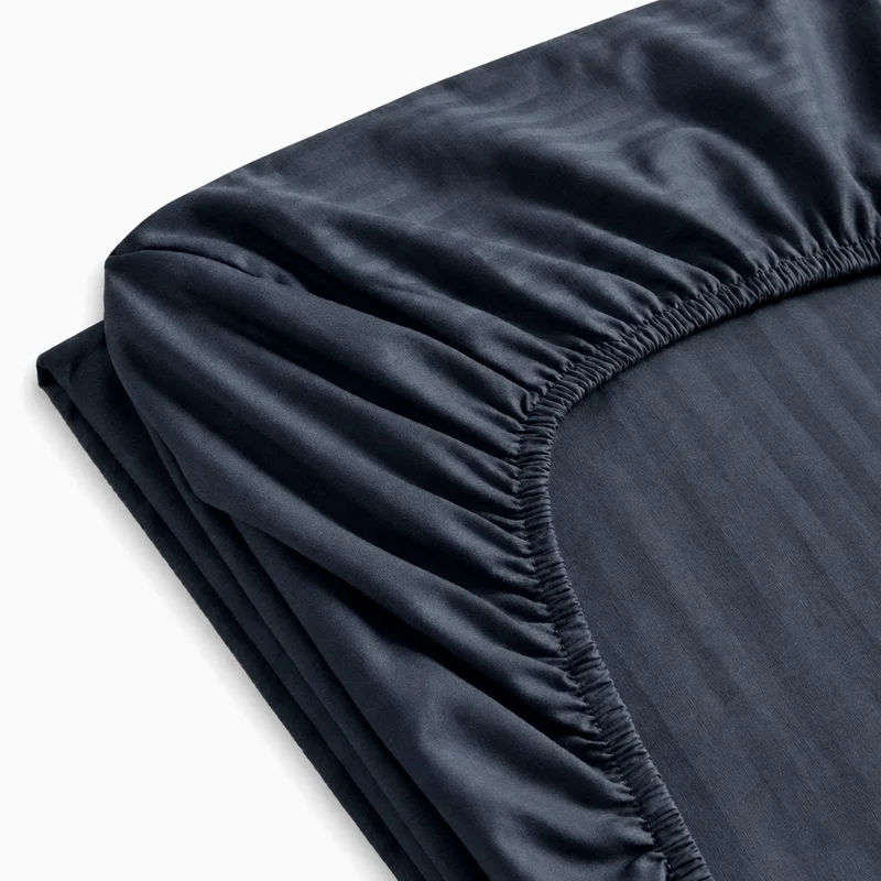 Drap-Housse satin premium - Rayures satinées