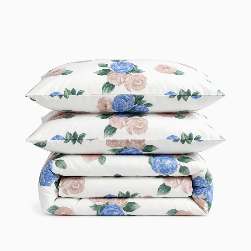 Parure percale de coton 100 fils/cm²
