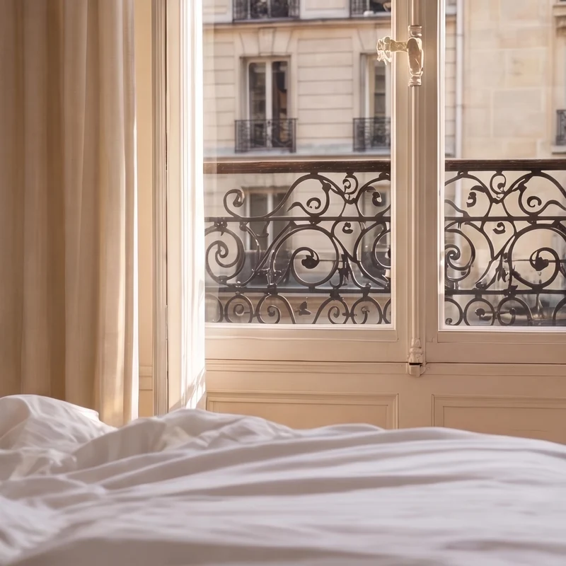 Parure de lit satin premium - Rayures satinées
