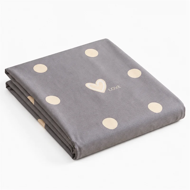 Drap plat percale de coton 100 fils/cm2