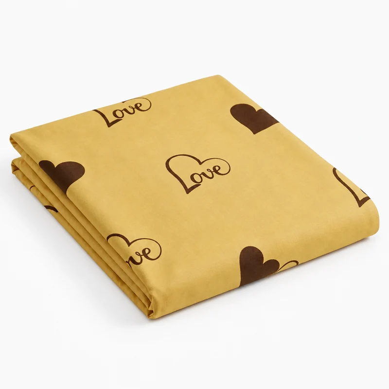 Drap plat percale de coton 100 fils/cm2