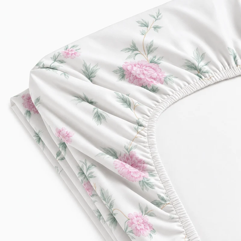 Drap housse percale de coton 100 fils/cm²