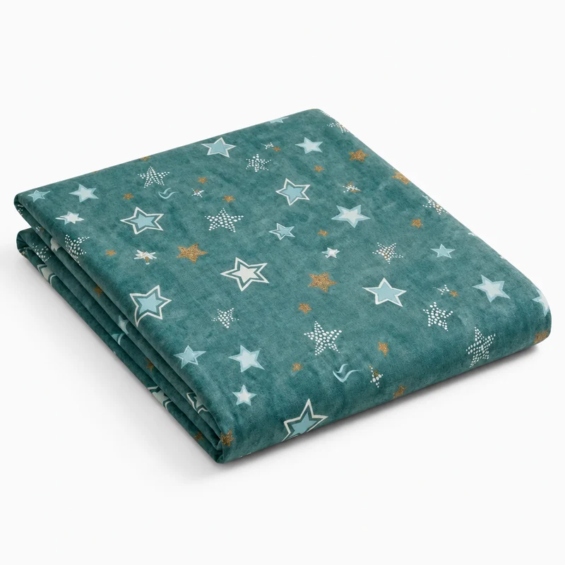 Drap plat percale de coton 100 fils/cm2