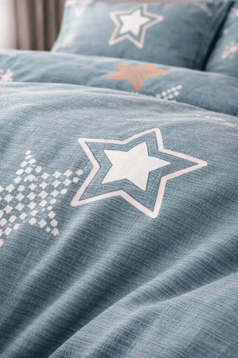 Housse de couette percale de coton 100 fils/cm²