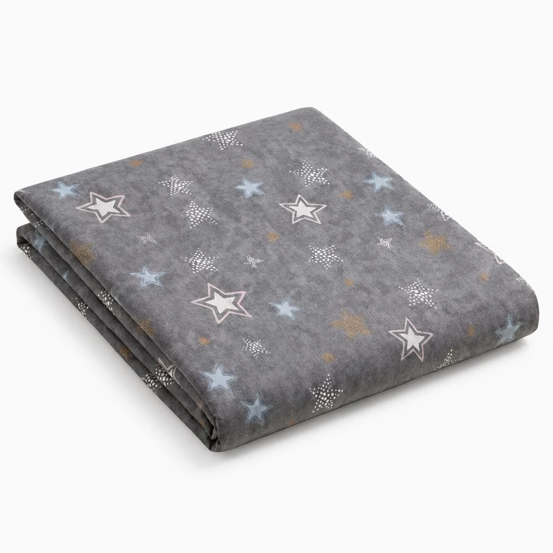 Drap plat percale de coton 100 fils/cm2