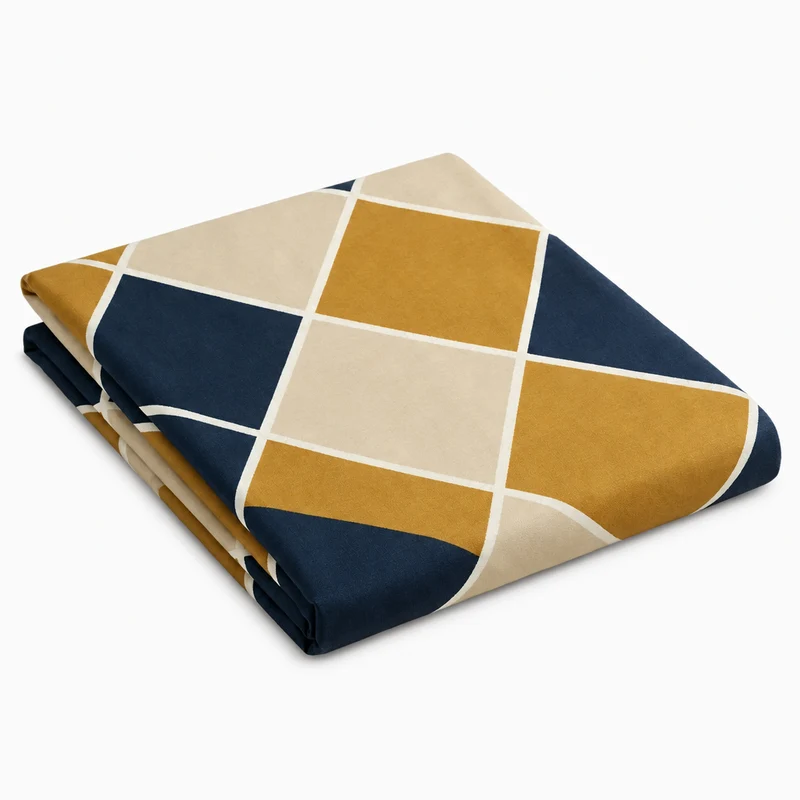 Drap plat percale de coton 100 fils/cm2