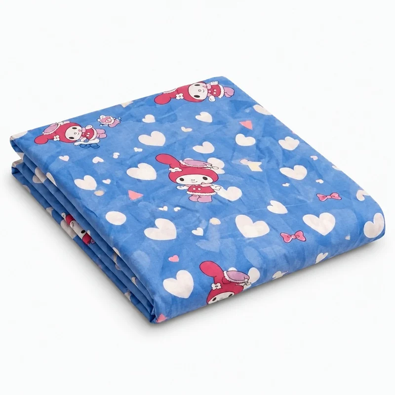 Drap plat percale de coton 100 fils/cm2