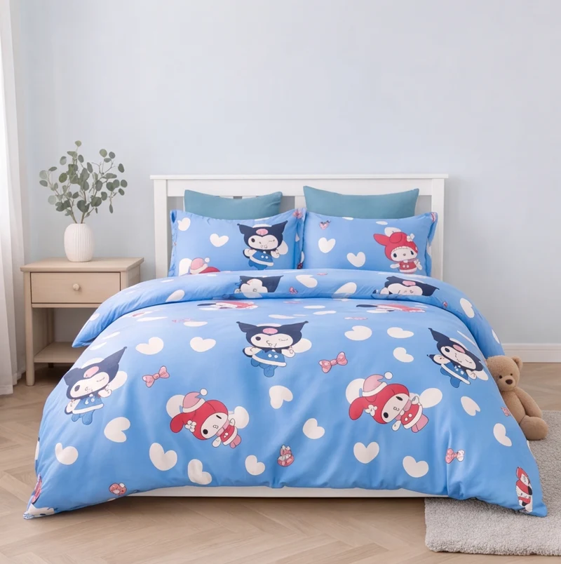 Housse de couette percale de coton 100 fils/cm²