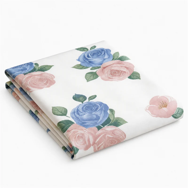 Drap plat percale de coton 100 fils/cm2