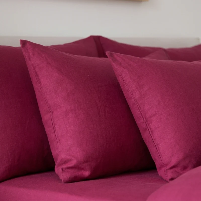 2 Taies d'oreiller percale de coton 100 fils/cm2
