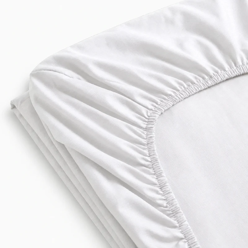Drap housse percale de coton 100 fils/cm²