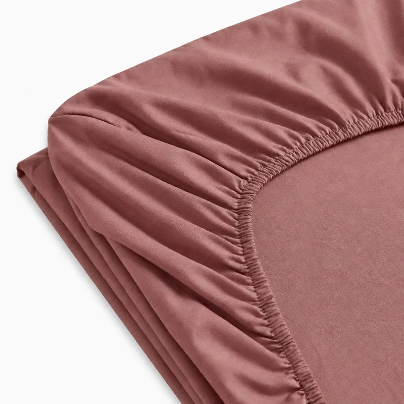 Drap housse percale de coton 100 fils/cm²