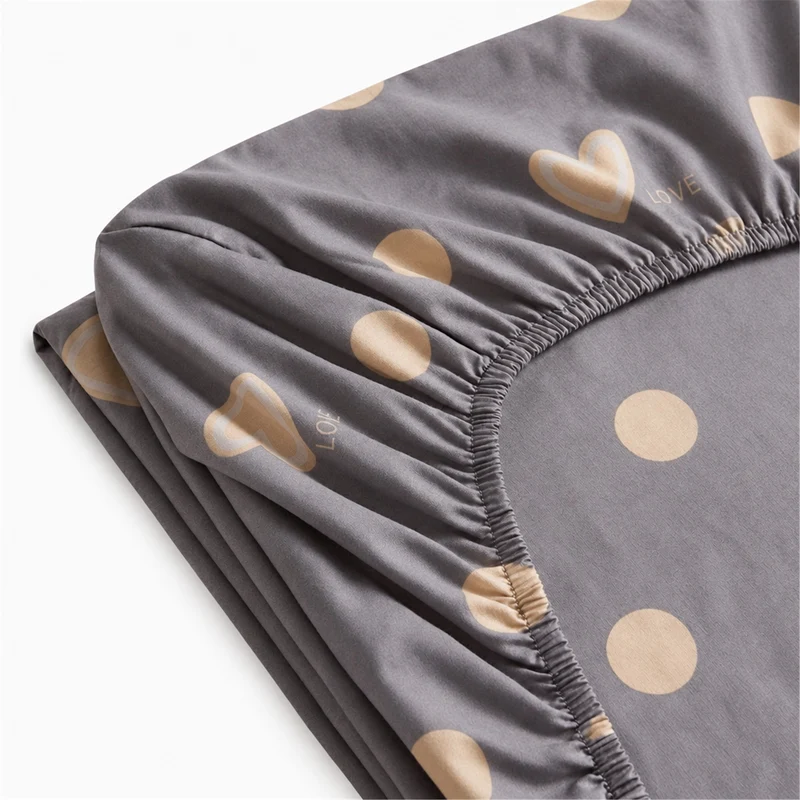 Drap housse percale de coton 100 fils/cm²