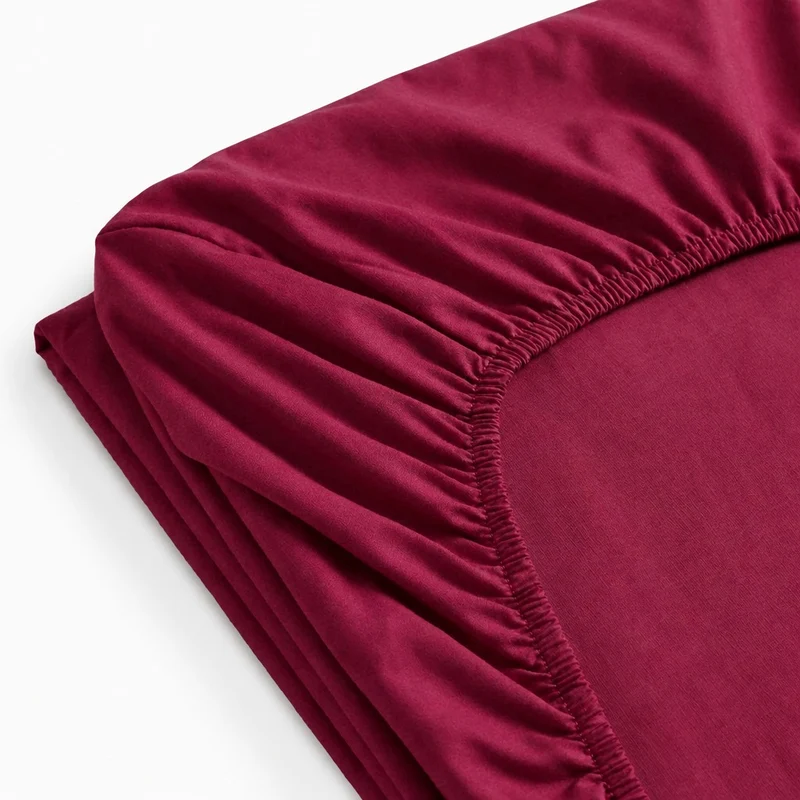 Drap housse percale de coton 100 fils/cm²