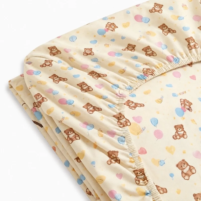Drap housse percale de coton 100 fils/cm²