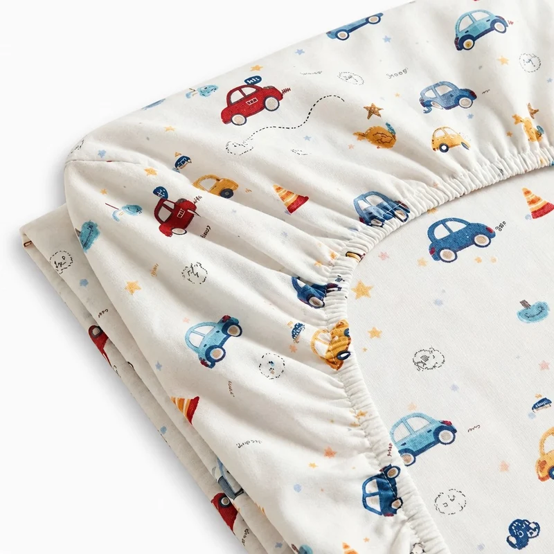 Drap housse percale de coton 100 fils/cm²