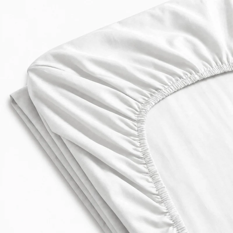Drap housse percale de coton 100 fils/cm²