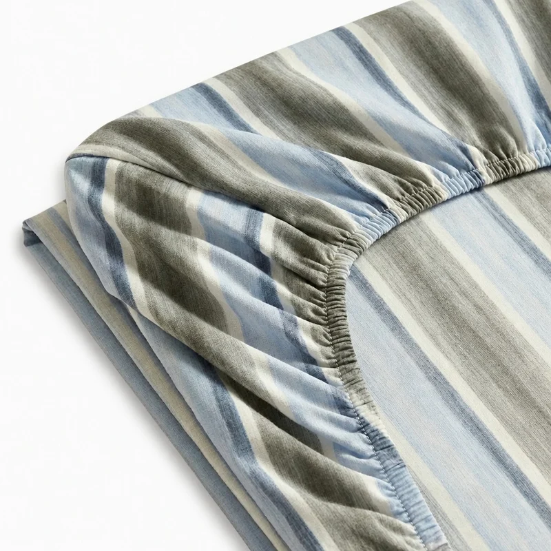 Drap housse percale de coton 100 fils/cm²