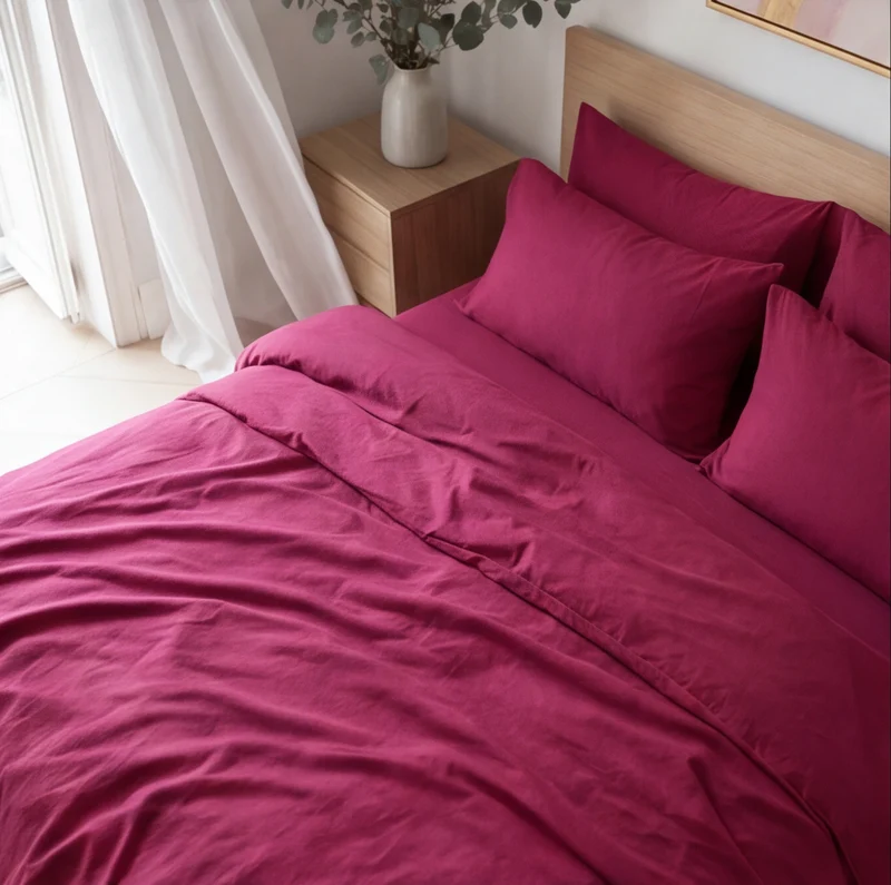 Housse de couette percale de coton 100 fils/cm²