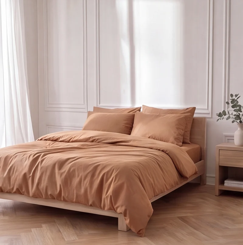 Housse de couette percale de coton 100 fils/cm²