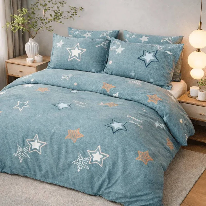 Housse de couette percale de coton 100 fils/cm²