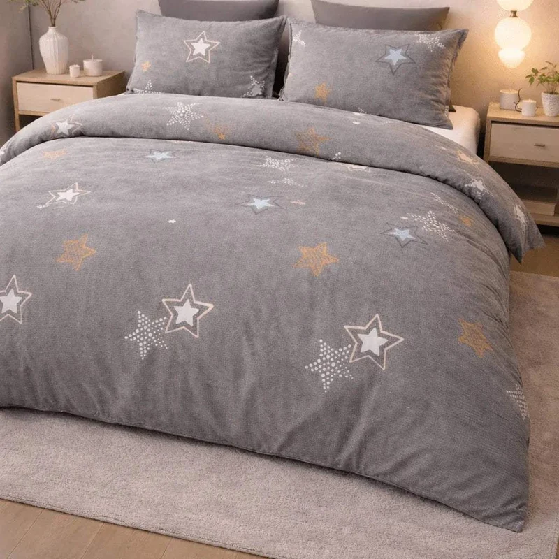 Housse de couette percale de coton 100 fils/cm²