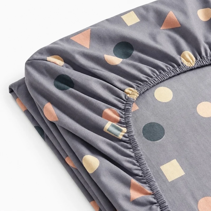 Drap housse percale de coton 100 fils/cm²