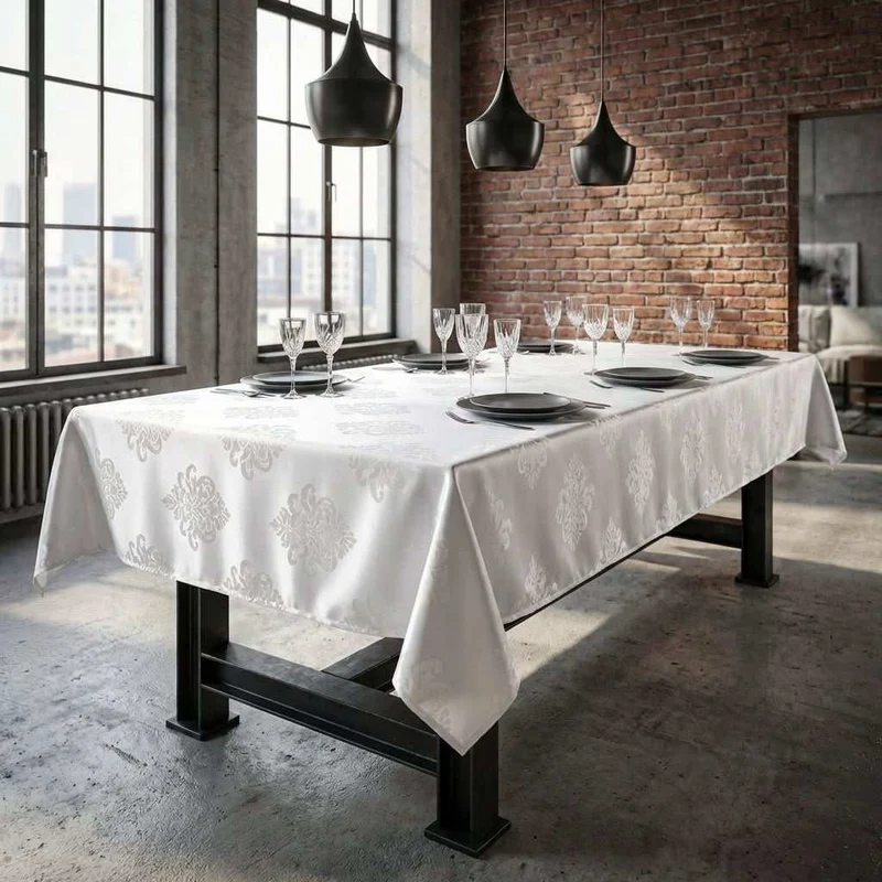 Nappe de table satin de coton - Baroc