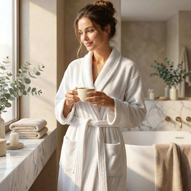 Peignoir de Bain Coton Premium