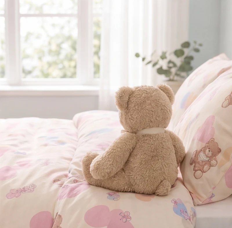 Housse de couette percale de coton 100 fils/cm²
