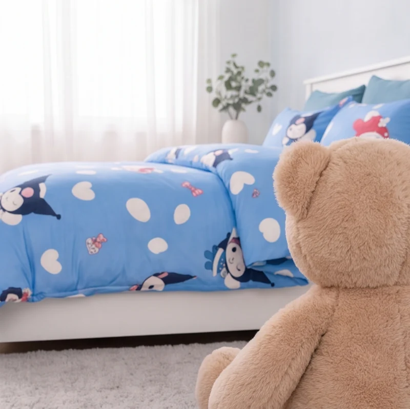 Parure percale de coton 100 fils/cm²